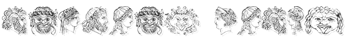 Ancient Heads font